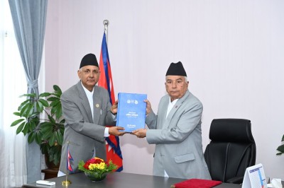 राष्ट्रपतिसमक्ष लोक सेवा आयोगको वार्षिक प्रतिवेदन पेस    