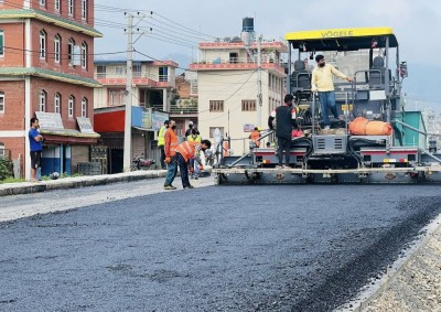 साँगा-धुलिखेल सडक विस्तार सुस्त गतिमा         