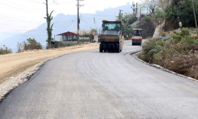 अरनिको राजमार्गः धुलिखेल-खावा सडकमा कालोपत्र सुरु    