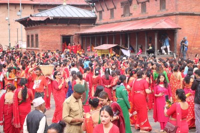 हिन्दू नारीहरुको महान पर्व आज हरितालिका तीज   