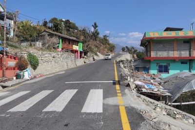 म्याग्दीको घतानमा लक्ष्यअघि नै सडक स्तरोन्नति
