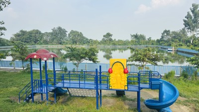 विराट पोखरी : बढ्दो सहरीकरणका बीच पर्यटकको रोजाइमा
