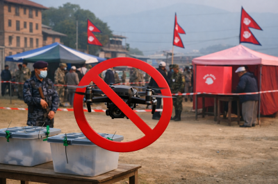 निर्वाचनमा ड्रोनको प्रयोगमा प्रतिबन्ध