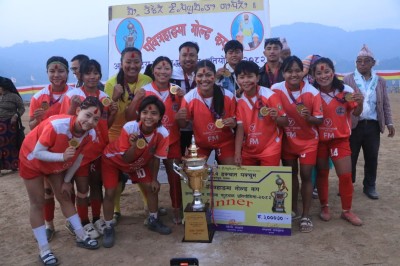 पवित्रहाङमा गोल्डकपको उपाधि दारिम्बा पाँचथरलाई   