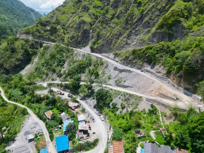 मालिकाको दरवाङ–फूलबारी सडक स्तरोन्नति   