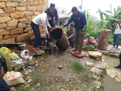डेंगु नियन्त्रण गर्न लार्भा खोजी र नष्ट अभियान सञ्चालन       
