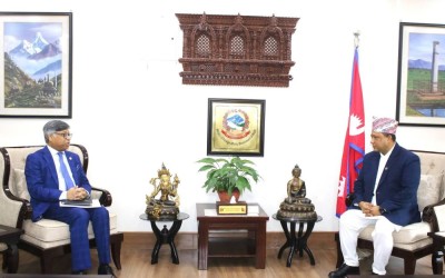 परराष्ट्रमन्त्रीसँग सार्क महासचिवको भेट    