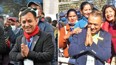 नेपाली कांग्रेसबाट गगन-विश्व निष्काशित, पार्टी फुटको संघारमा