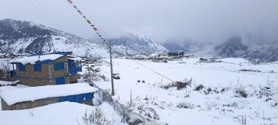 हुम्लामा बाक्लो हिमपात        