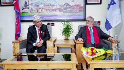 पोखरा महानगरपालिका प्रमुख आचार्यसँग नेपालका लागि इजरायली राजदूतको भेट   