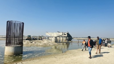 तीन महिनाभित्र कमला पुल सम्पन्न गर्ने निर्माण कम्पनीको प्रतिबद्धता   