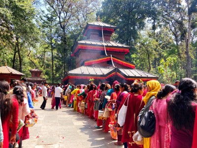 बागलुङ कालिकामा चैतेदसैँमा ३७ लाख भेटी सङ्कलन 