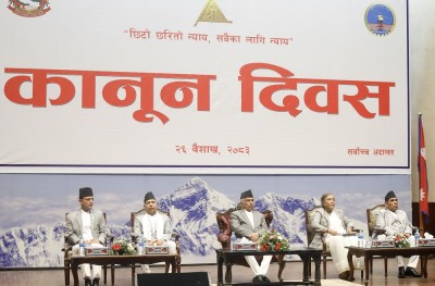 विधिद्वारा स्थापित पद्धति र परम्परा पालनामा हुनुपर्छ: राष्ट्रपति