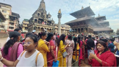 आज श्रीकृष्ण जन्माष्टमी : पाटनको कृष्ण मन्दिरमा भक्तजनको घुइँचो