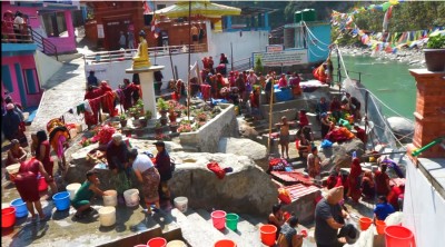 म्याग्दीको सिंगा तातोपानी स्नानस्थलको क्षमता विस्तार 