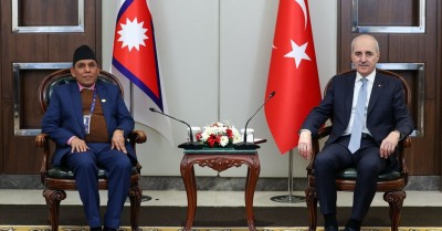 राष्ट्रियसभा अध्यक्ष दाहाल र टर्किस सभामुख नुमानबीच भेट