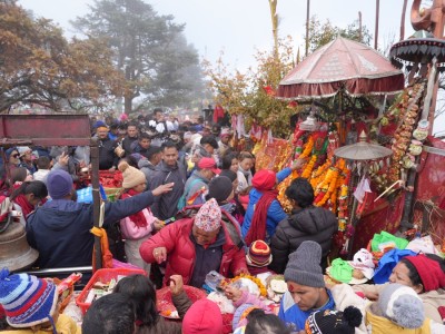 शनिबार  ६ हजार ३  सय ९३ जना भक्तजनले पाथीभरा दर्शन गरे   