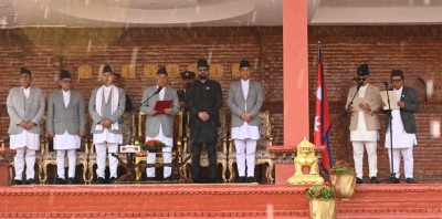 नवनियुक्त मन्त्रीद्वय गुरुङ र पुनद्वारा सपथ ग्रहण   