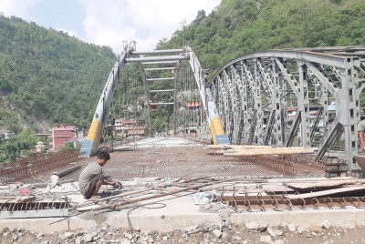 राम्दीमा ‘सिग्नेचर व्रिज’ निर्माण अन्तिम चरणमा    