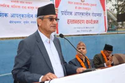 विपत् व्यवस्थापनको अधिकार प्रदेशलाई हस्तान्तरण गरिने         