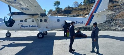 चार महिनापछि रारा विमानस्थलमा उडान    