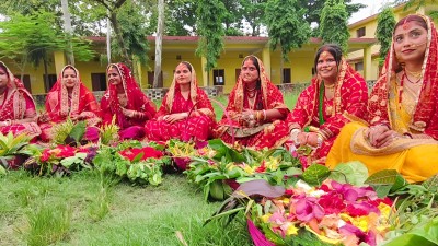 दाम्पत्य प्रेमको कामनासहित आज मधुश्रावणी पर्व समापन हुँदै   