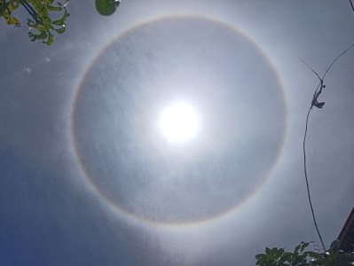 सूर्य ग्रहण हैन सूर्य वलय         