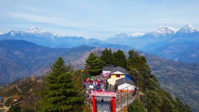 योग, ध्यान र दृष्यावलोकनका लागि ‘स्वर्गाश्रम’   