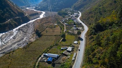कालीगण्डकी करिडोर : तातोपानी-घाँसा खण्ड स्तरोन्नति   