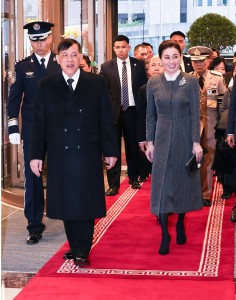 थाईल्याण्डका राजा वाजिरा लोङकोर्न चीनको पाँचदिने राजकीय भ्रमणका सिलसिलामा पैचिङमा