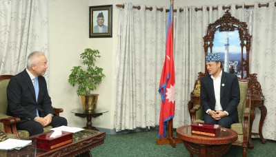 सभामुखसँग नेपालका लागि जापानी राजदूतको भेट