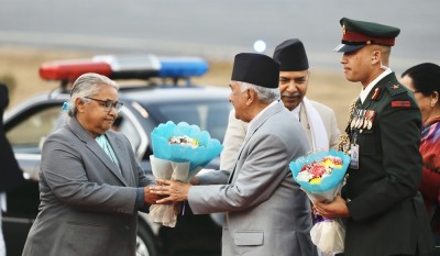 राष्ट्रपति पौडेल स्वदेश फिर्ता   