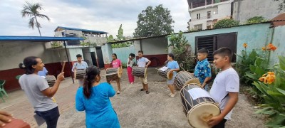 बाजा संरक्षणमा अग्रसर नेवार समुदायका युवा   