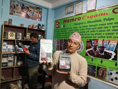 स्थानीय कफी देश तथा विदेशमा प्रवर्द्धन गरिँदै
