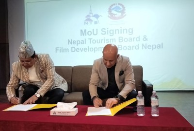 चलचित्र पर्यटन प्रवर्द्धनका लागि पर्यटन र चलचित्र विकास बोर्डबीच समझदारी        