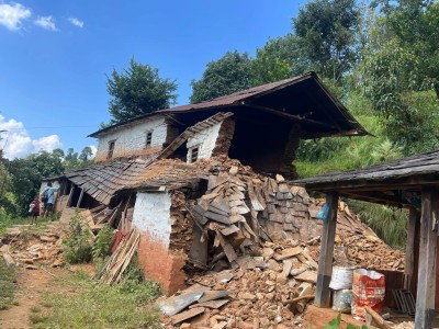 पर्वतमा बाढीपहिरोबाट तीन सय परिवार विस्थापित   