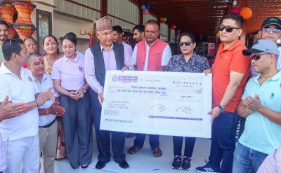 सरकारको पुनर्निर्माण कोषमा सहयोग   