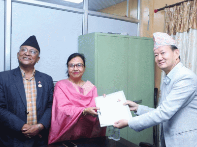 राज्य व्यवस्था समिति सभापतिमा न्यौपाने सर्वसम्मत   