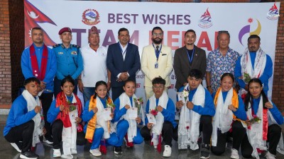 कराते टोली जापान प्रस्थान, खेलाडीलाई विमानस्थलमा भिआइपी सुविधा