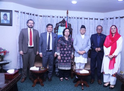पाकिस्तानको संसदीय प्रतिनिधिमण्डलसँग सभामुखको शिष्टाचार भेटवार्ता    