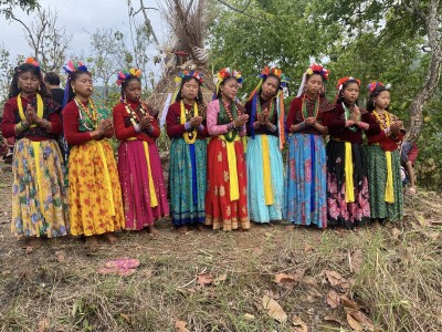 घाँटुनाच संरक्षणमा जुटे तनहुँका गुरुङ समुदाय   