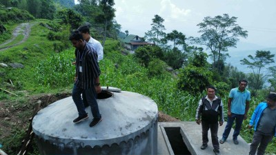 सागम र लप्से गाउँमा खानेपानीको पहुँच   