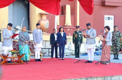 मन्त्रिपरिषद् विस्तार : दुई मन्त्रीको सपथ        