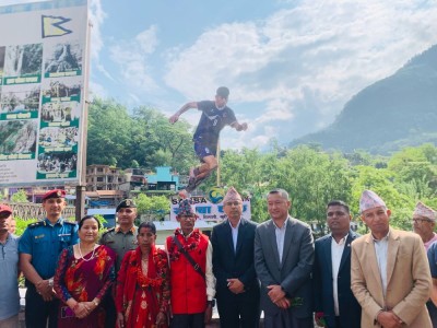 फुटबलर सावित्राको सम्मानमा ‘साम्बा चोक’ नामाकरण        