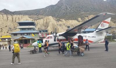 प्रभावित पोखरा-जोमसोम हवाई सेवा सञ्चालन   