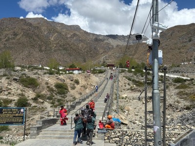 मुक्तिनाथधाममा पदमार्ग निर्माण   