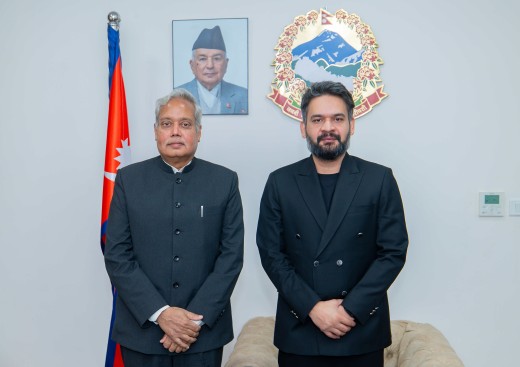 प्रधानमन्त्री शाहको भारतीय राजदूतसँग पहिलो एकल भेट, आजै चिनियाँ राजदूतसँग पनि भेटवार्ता