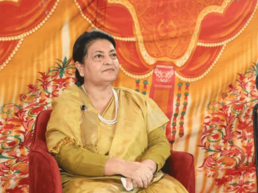 नयाँ वर्षले सबैमा नयाँ ऊर्जा, आशा र उत्साह सञ्चार गरोस् : पूर्वराष्ट्रपति भण्डारी