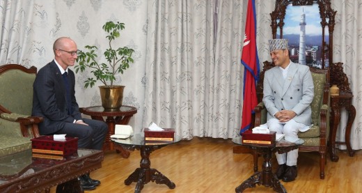 सभामुख अर्यालसँग नेपालका लागि अष्ट्रेलियाका राजदूतको शिष्टाचार भेट