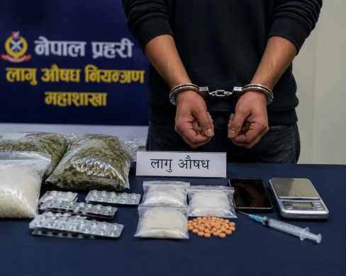 विभिन्न जिल्लाबाट लागुऔषधसहित २७ जना पक्राउ